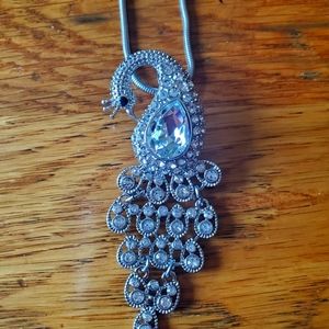 Brand New Chico Peacock Pendant Necklace